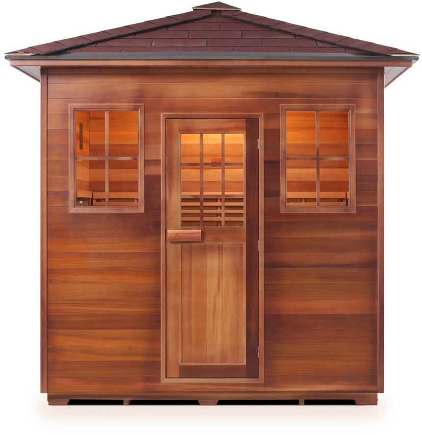 ZiahCare's Enlighten MoonLight 5 Person Traditional Sauna Mockup Image 6