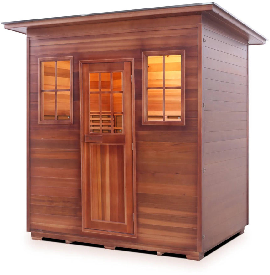 ZiahCare's Enlighten MoonLight 5 Person Traditional Sauna Mockup Image 11