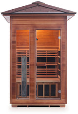 ZiahCare's Enlighten Rustic 2 Person Infrared Sauna Mockup Image 4