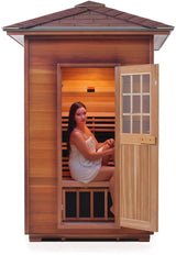 ZiahCare's Enlighten Sapphire 2 Person Hybrid Sauna Mockup Image 9