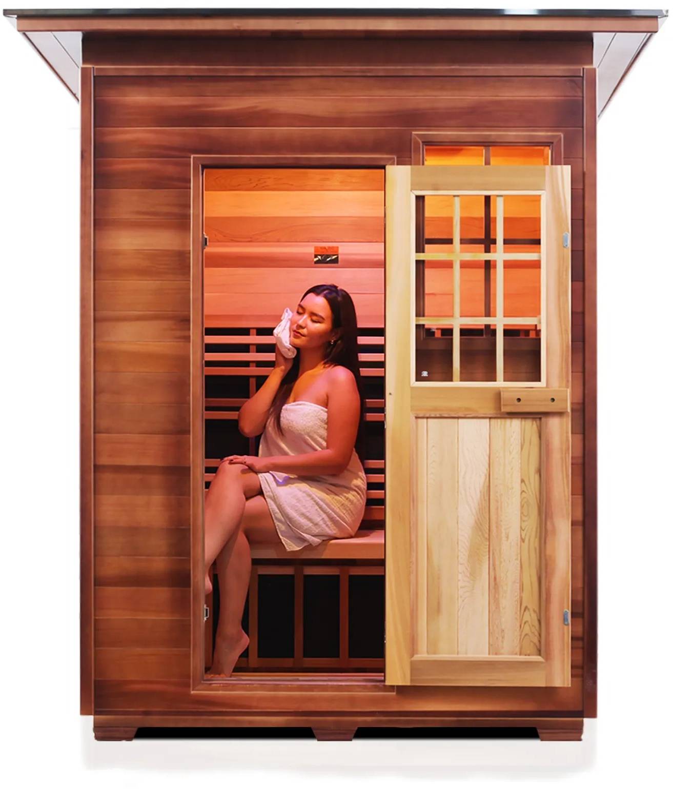 ZiahCare's Enlighten Sapphire 3 Person Hybrid Sauna Mockup Image 15