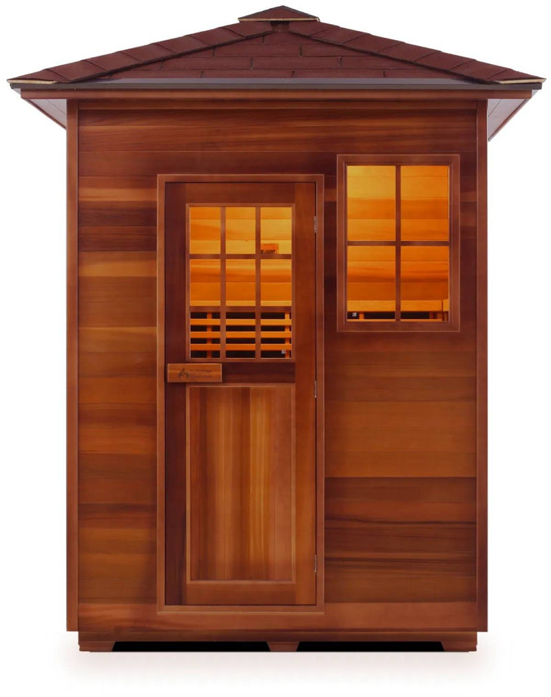 ZiahCare's Enlighten Sapphire 3 Person Hybrid Sauna Mockup Image 4