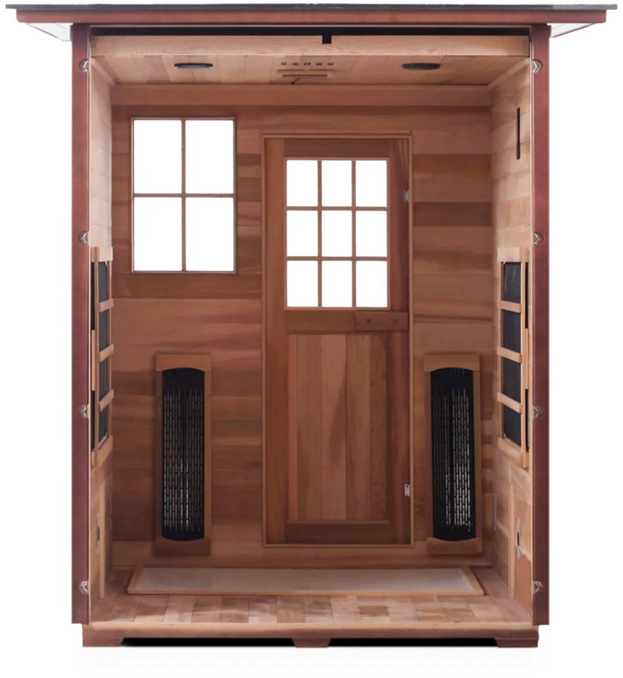 ZiahCare's Enlighten Sapphire 3 Person Hybrid Sauna Mockup Image 3