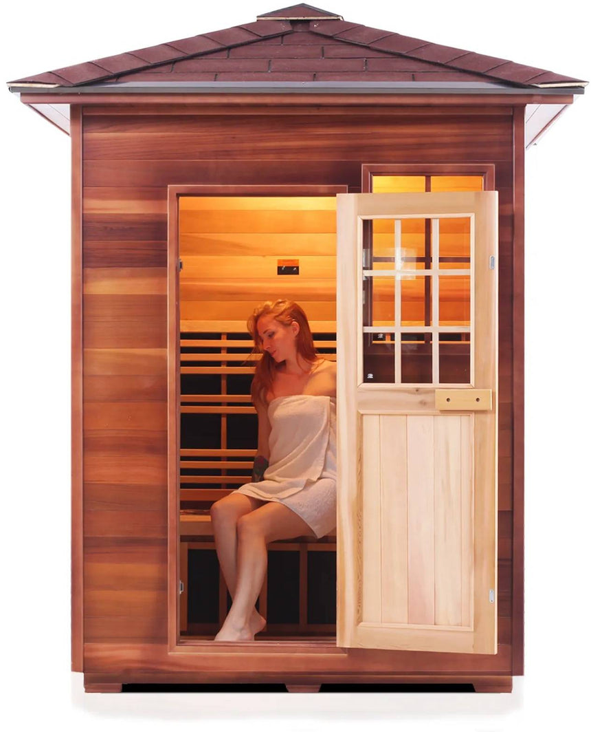 ZiahCare's Enlighten Sapphire 3 Person Hybrid Sauna Mockup Image 8