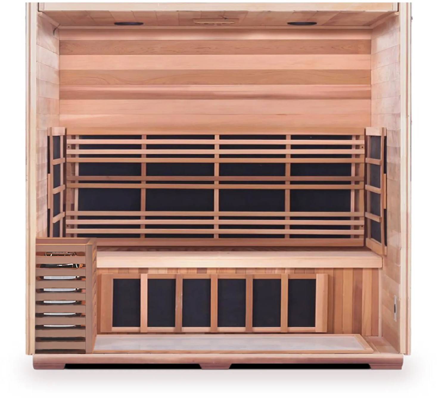 ZiahCare's Enlighten Sapphire 4 Person Hybrid Sauna Mockup Image 2