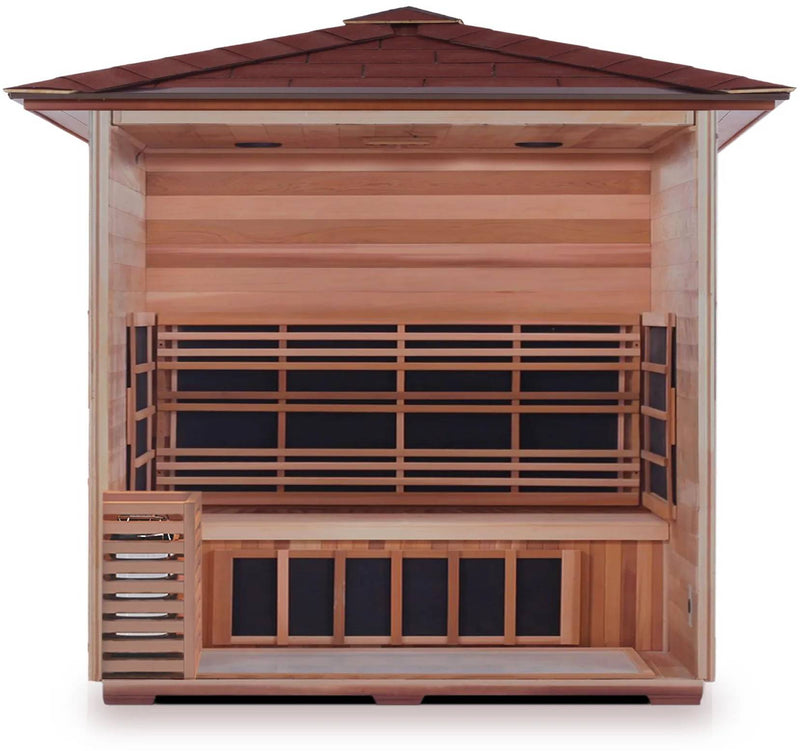 ZiahCare's Enlighten Sapphire 4 Person Hybrid Sauna Mockup Image 5