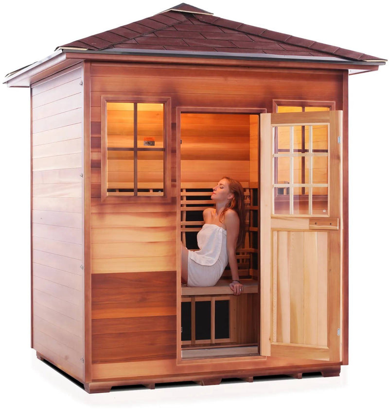 ZiahCare's Enlighten Sapphire 4 Person Hybrid Sauna Mockup Image 9