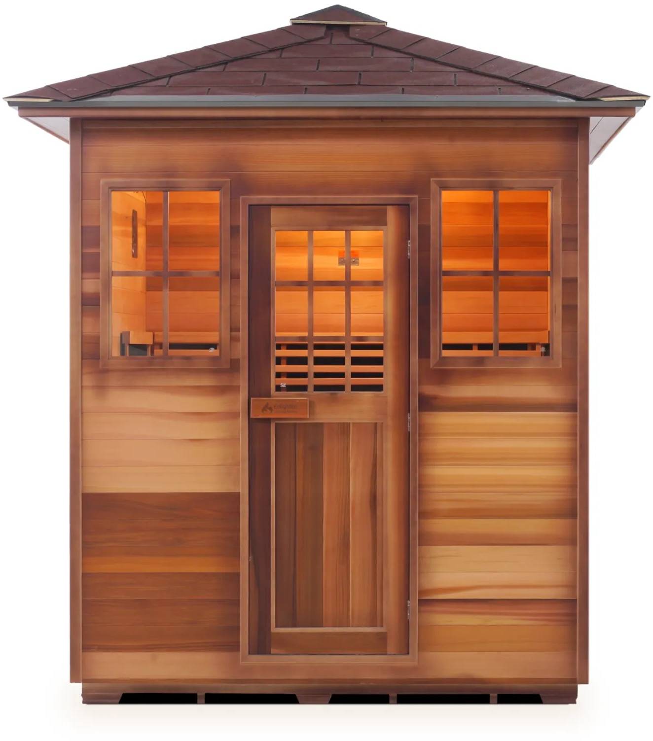 ZiahCare's Enlighten Sapphire 4 Person Hybrid Sauna Mockup Image 4