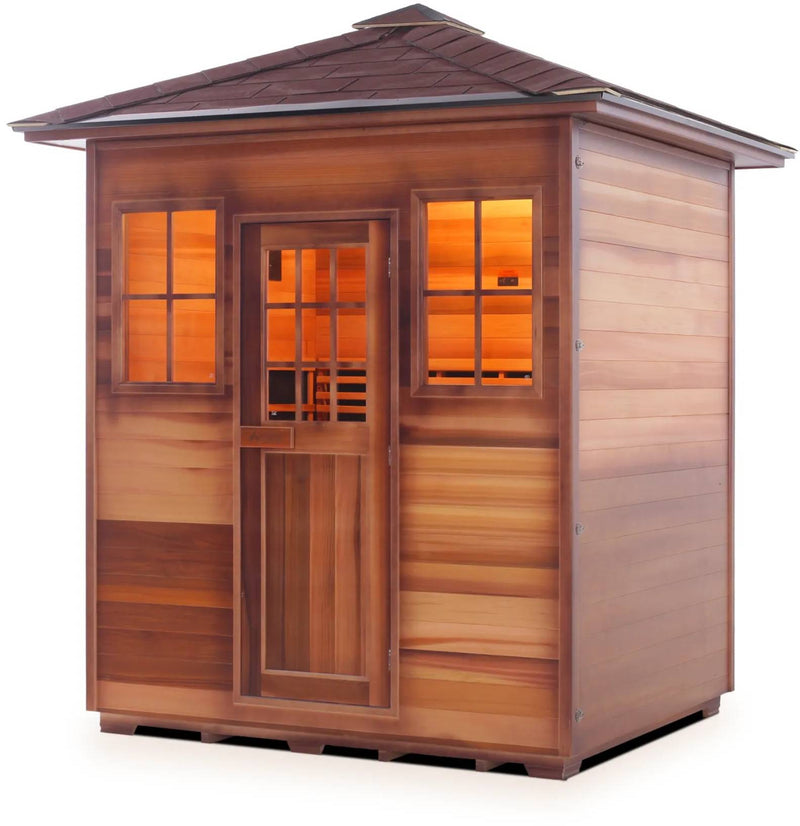 ZiahCare's Enlighten Sapphire 4 Person Hybrid Sauna Mockup Image 6