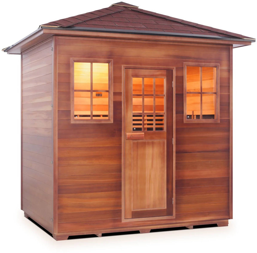 ZiahCare's Enlighten Sapphire 5 Person Hybrid Sauna Mockup Image 10