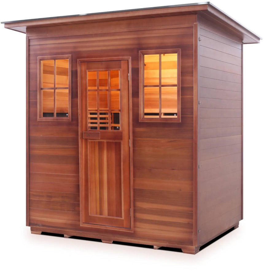 ZiahCare's Enlighten Sapphire 5 Person Hybrid Sauna Mockup Image 5