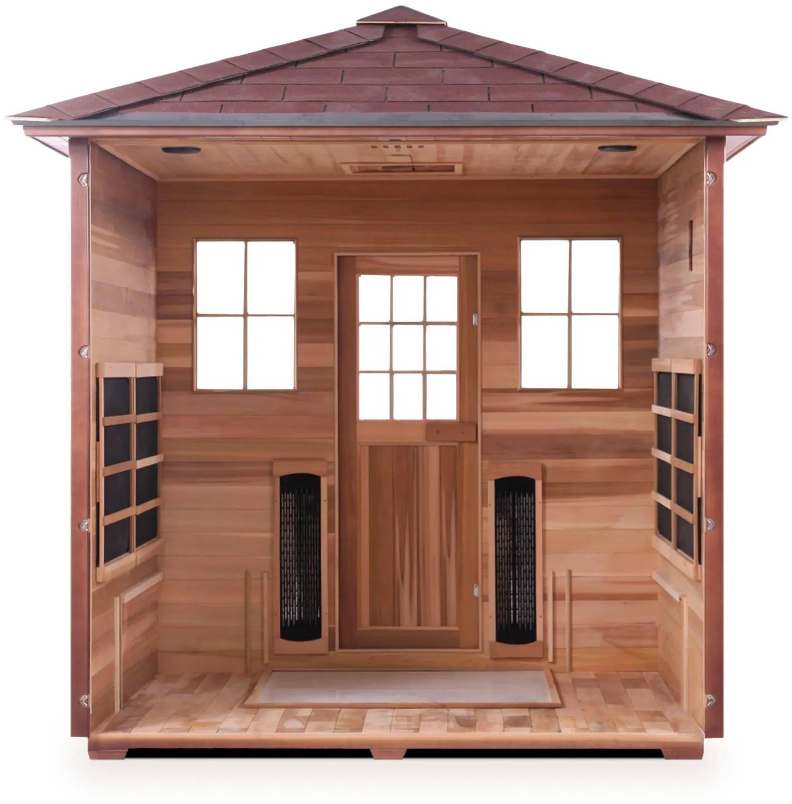 ZiahCare's Enlighten Sapphire 5 Person Hybrid Sauna Mockup Image 4