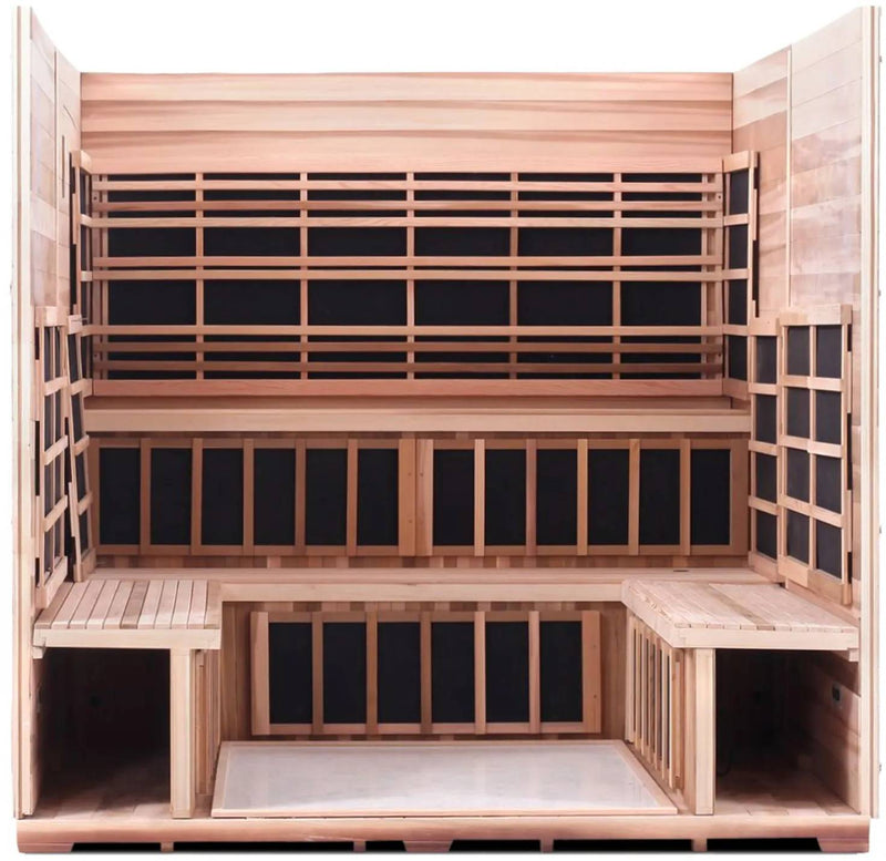 ZiahCare's Enlighten Sapphire 8 Person Hybrid Sauna Mockup Image 2