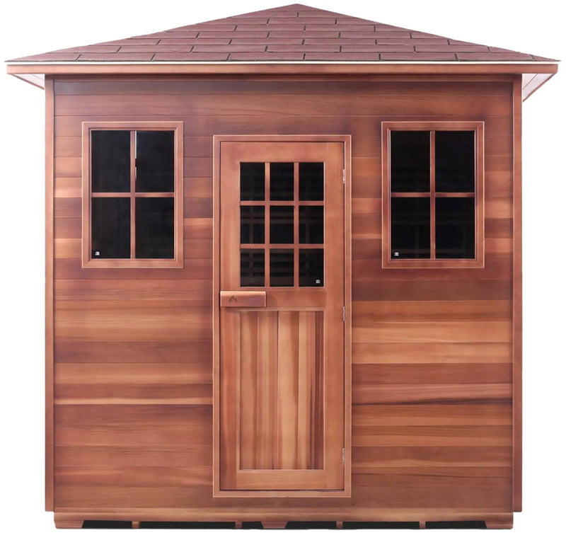 ZiahCare's Enlighten Sapphire 8 Person Hybrid Sauna Mockup Image 1