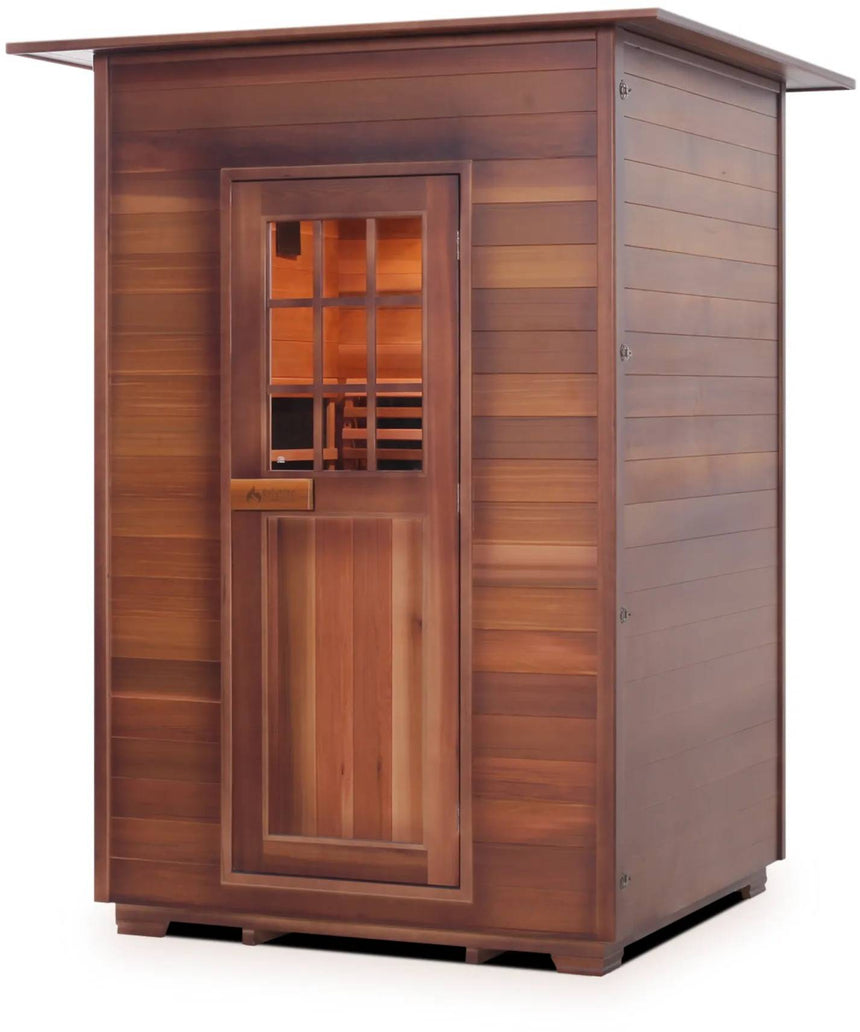 ZiahCare's Enlighten Sierra 2 Person Infrared Sauna Mockup Image 2