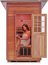 ZiahCare's Enlighten Sierra 2 Person Infrared Sauna Mockup Image 11