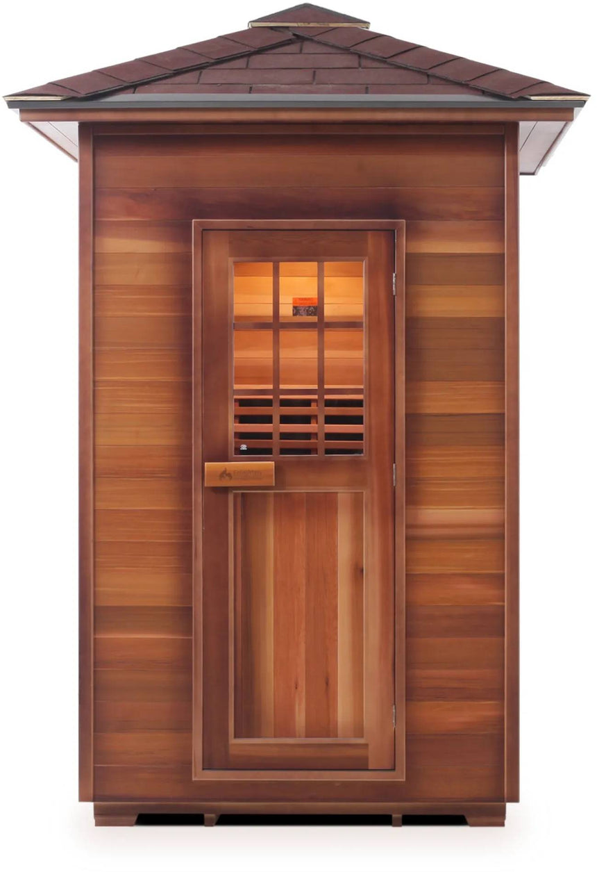 ZiahCare's Enlighten Sierra 2 Person Infrared Sauna Mockup Image 3