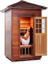 ZiahCare's Enlighten Sierra 2 Person Infrared Sauna Mockup Image 7