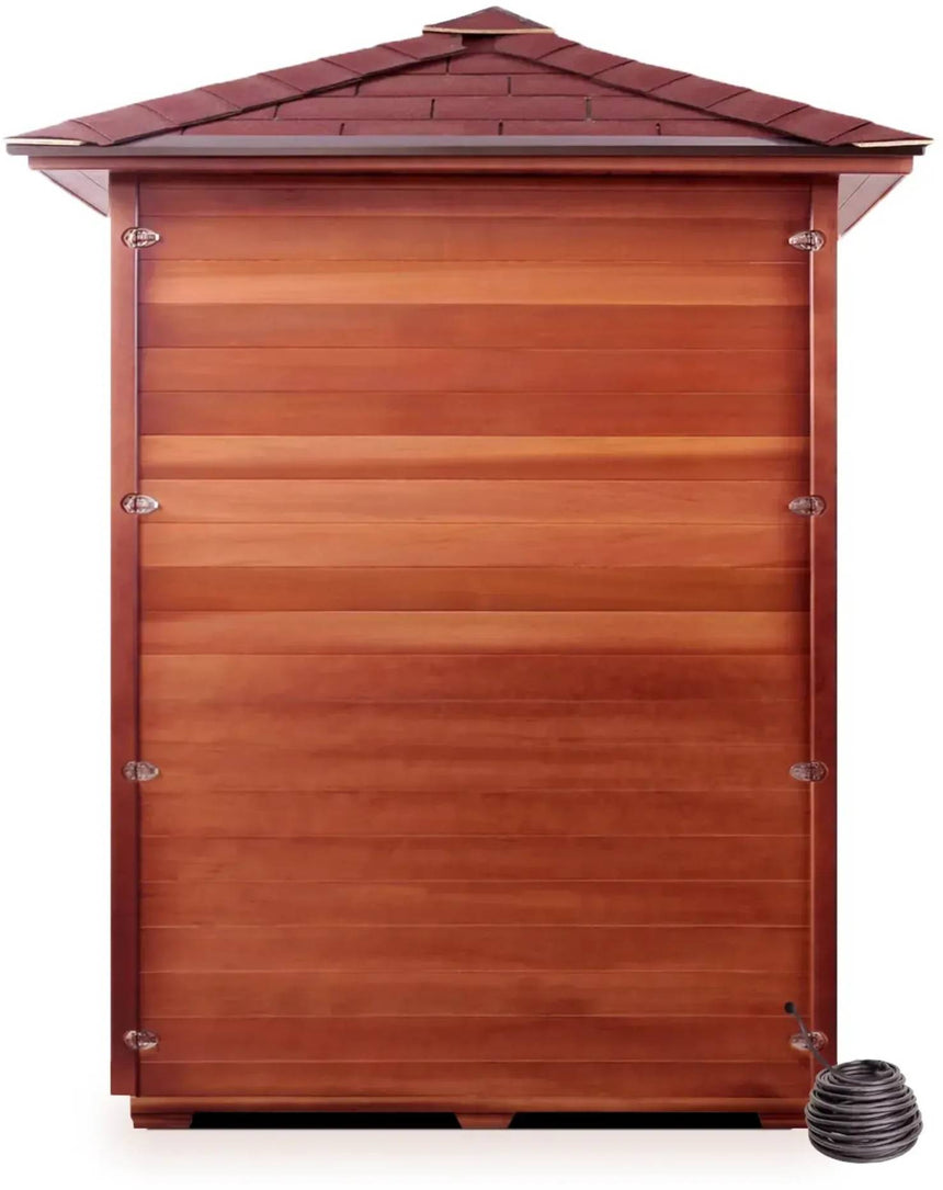 ZiahCare's Enlighten Sierra 4 Person Infrared Corner Sauna Mockup Image 8