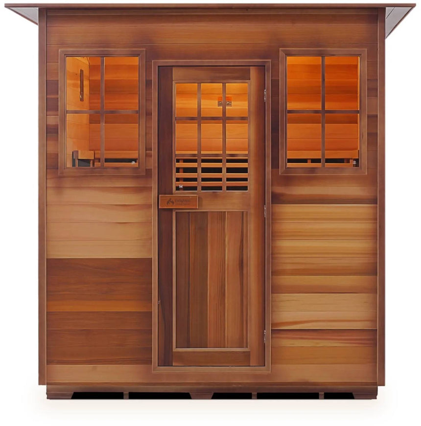 ZiahCare's Enlighten Sierra 4 Person Infrared Sauna Mockup Image 1