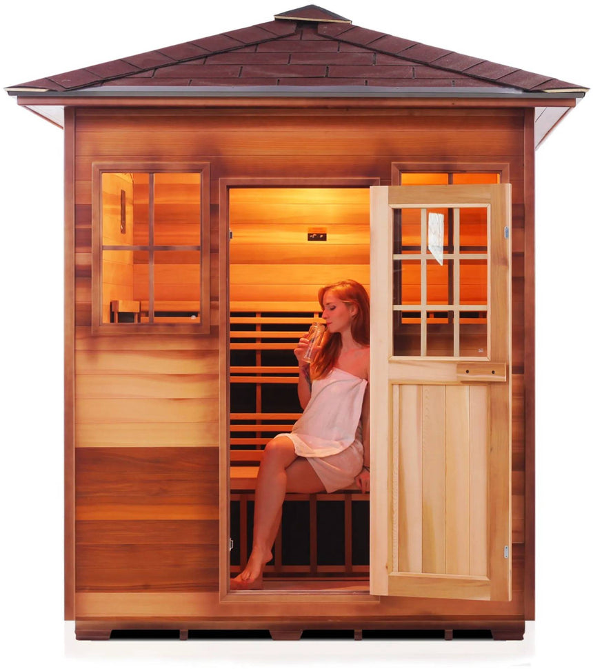 ZiahCare's Enlighten Sierra 4 Person Infrared Sauna Mockup Image 8