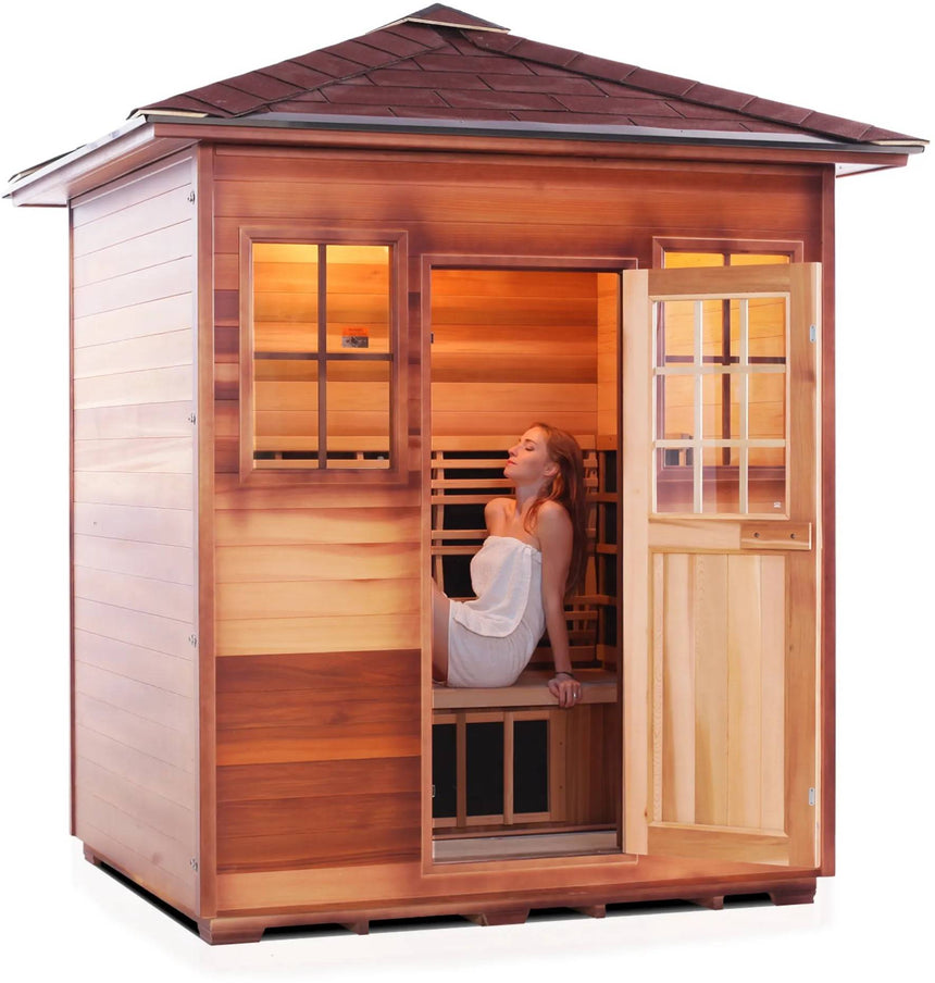 ZiahCare's Enlighten Sierra 4 Person Infrared Sauna Mockup Image 9