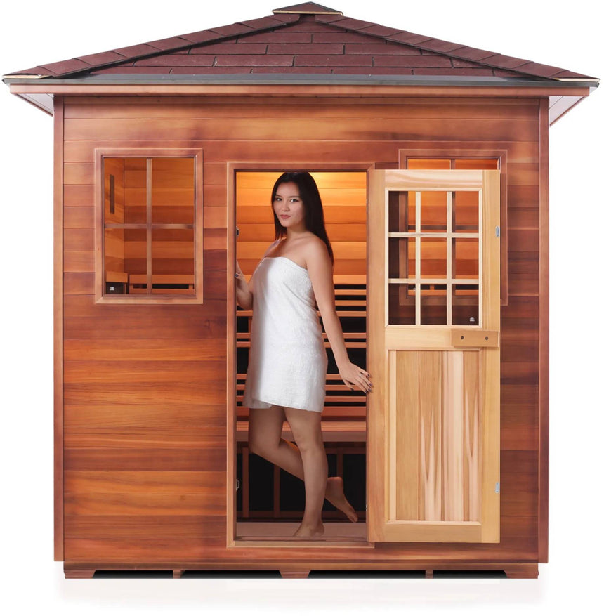 ZiahCare's Enlighten Sierra 5 Person Infrared Sauna Mockup Image 8