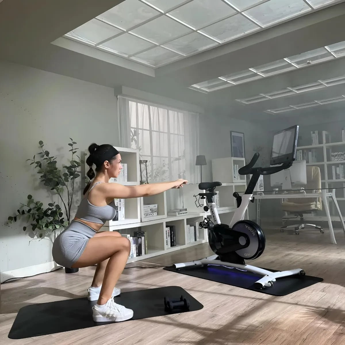 ZiahCare's Freebeat Boom Stationary Exercise Bike Mockup Image 10