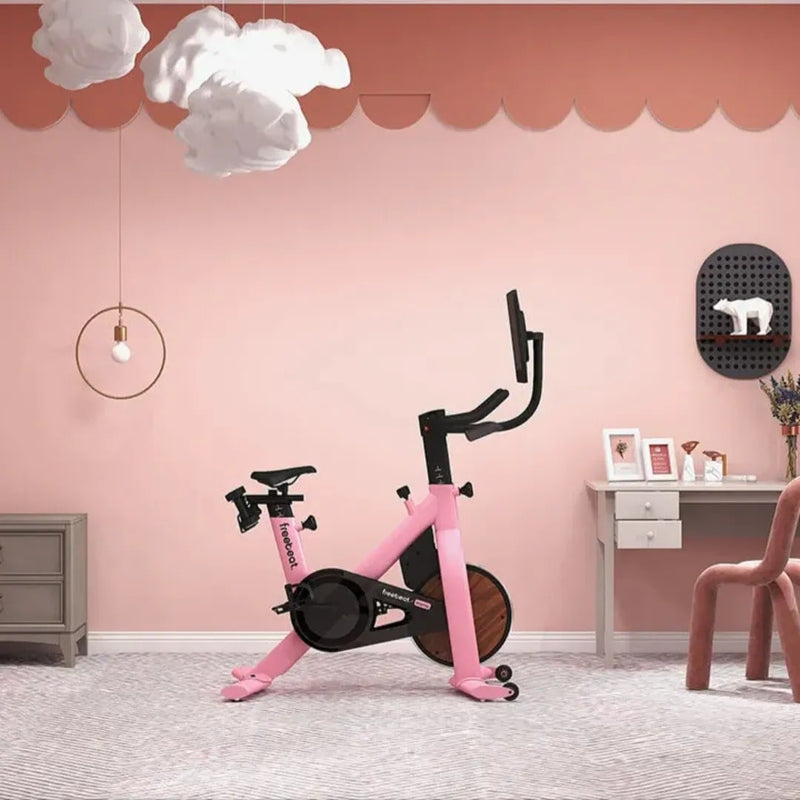 ZiahCare's Freebeat Lit Stationary Exercise Bike Lifestyle Mockup Image 45