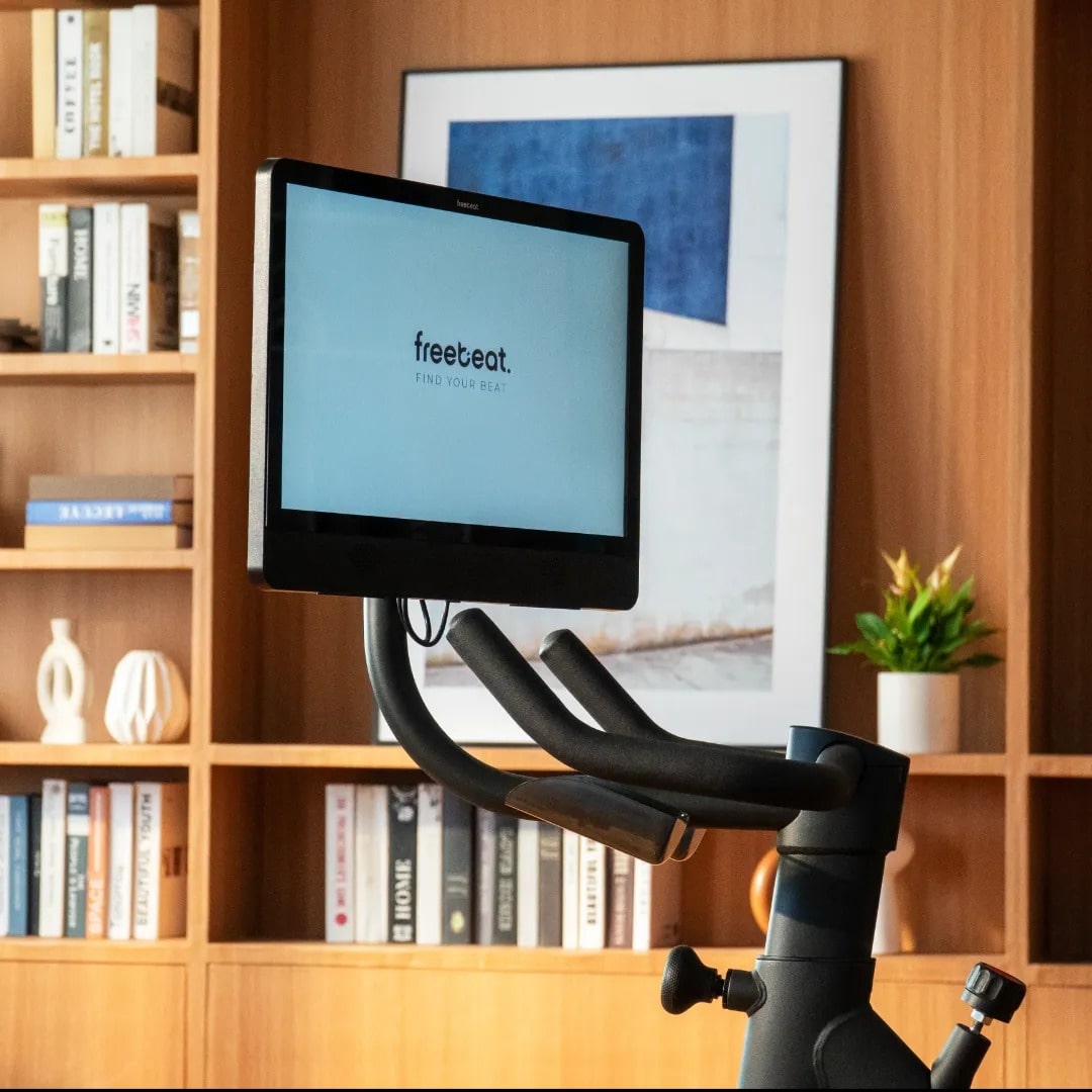 ZiahCare's Freebeat Lit Stationary Exercise Bike Lifestyle Mockup Image 11