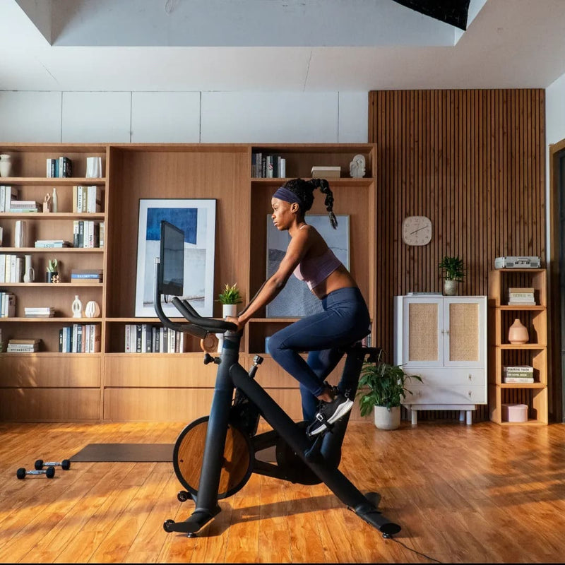 ZiahCare's Freebeat Lit Stationary Exercise Bike Lifestyle Mockup Image 14