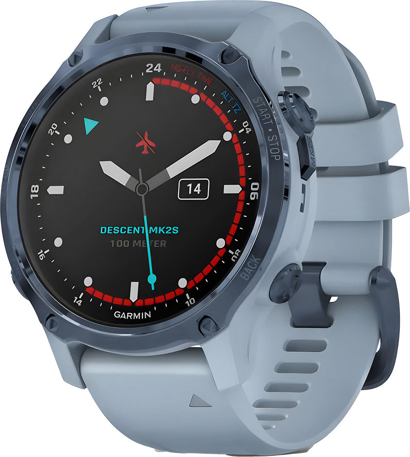 garmin Descent Mk2s blue