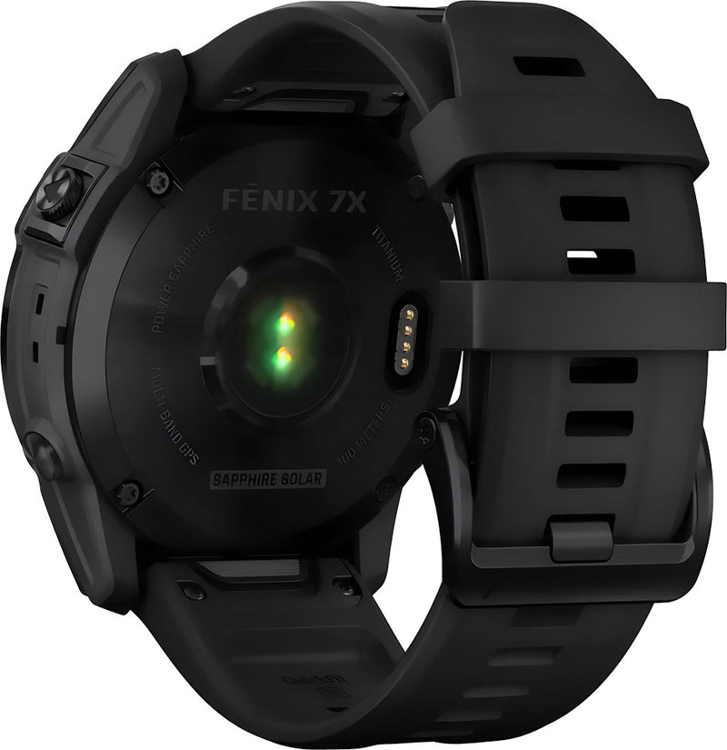 garmin Fenix 7X Sapphire Solar Edition black