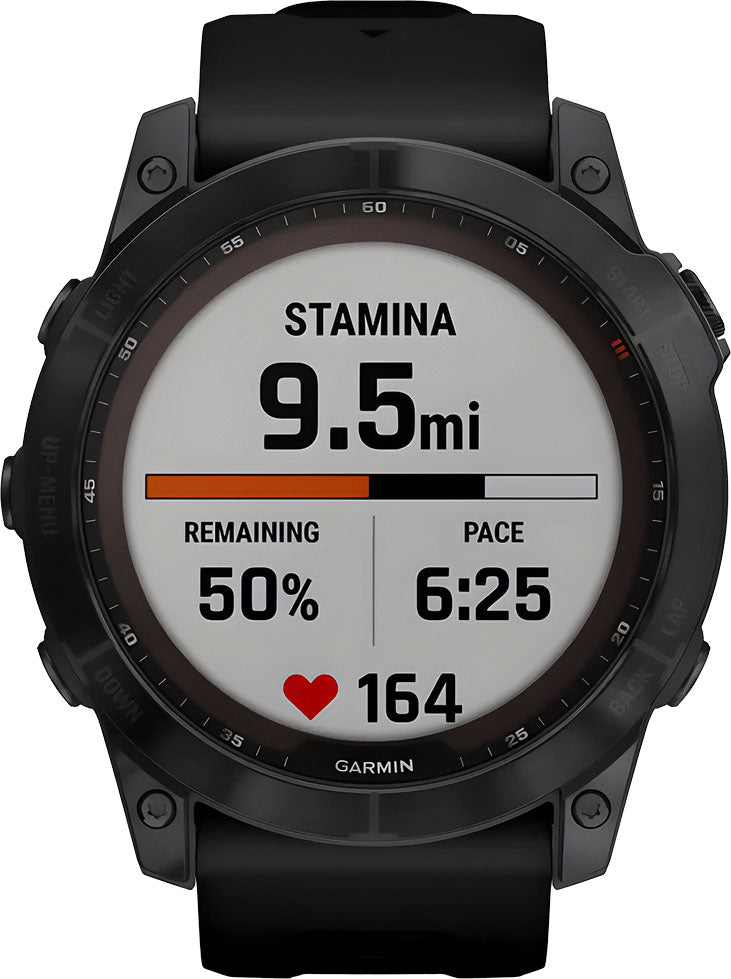 garmin Fenix 7X Sapphire Solar Edition black 7