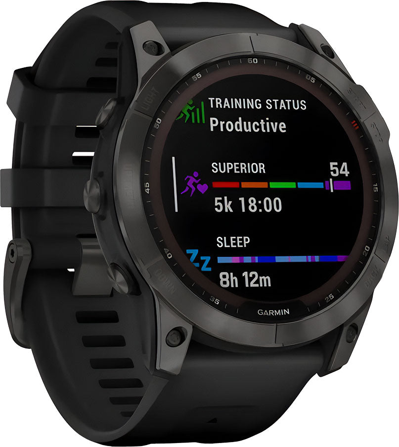 garmin Fenix 7X Sapphire Solar Edition carbon gray 4