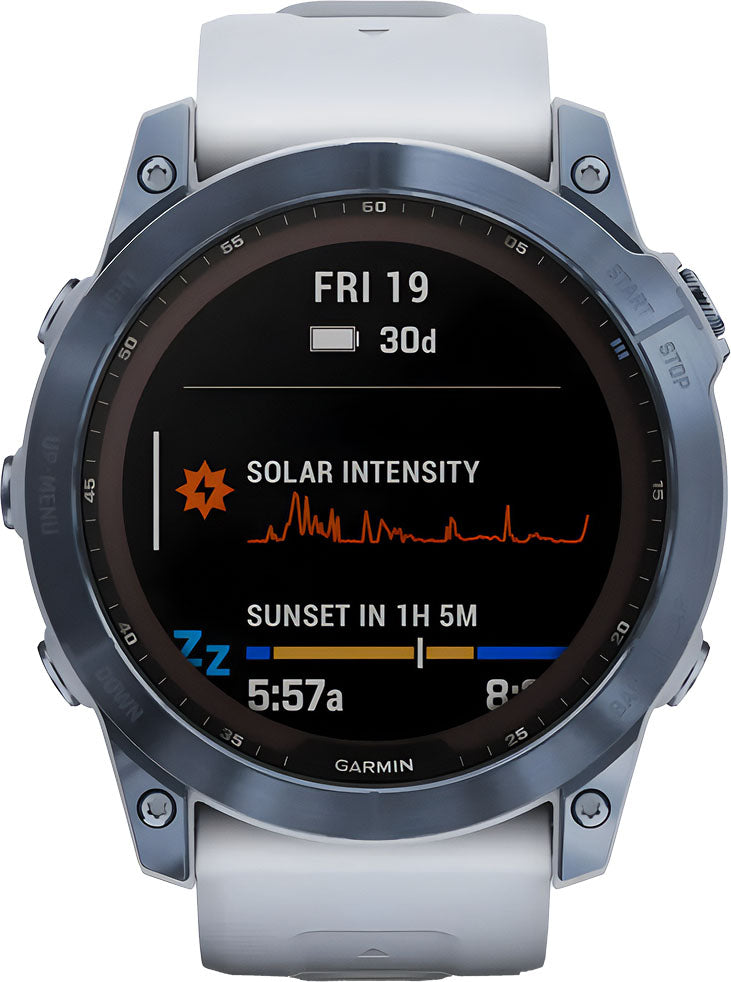 garmin Fenix 7X Sapphire Solar Edition whitestone 6