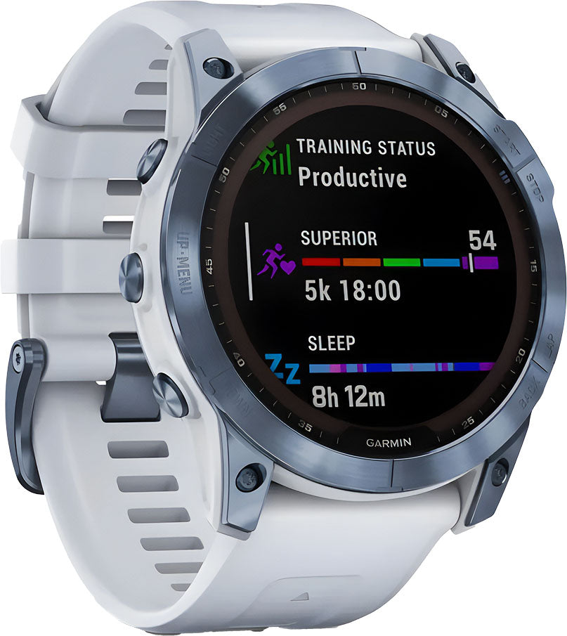 garmin Fenix 7X Sapphire Solar Edition whitestone 7