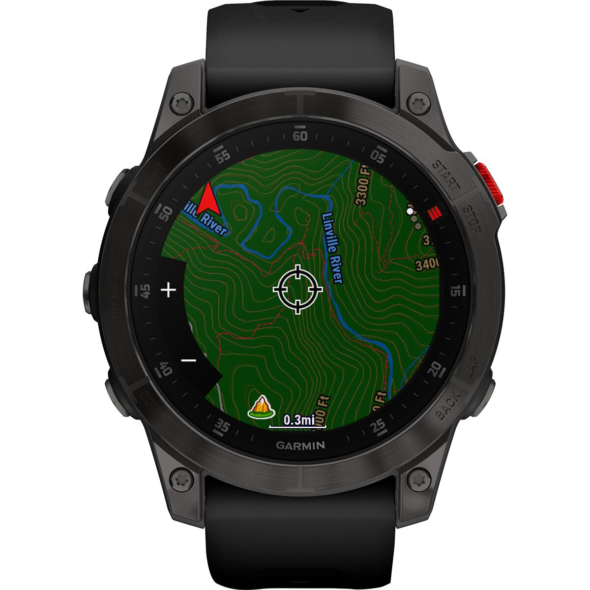 garmin epix gen sapphire edition gar084 black titanium black band mockup 5