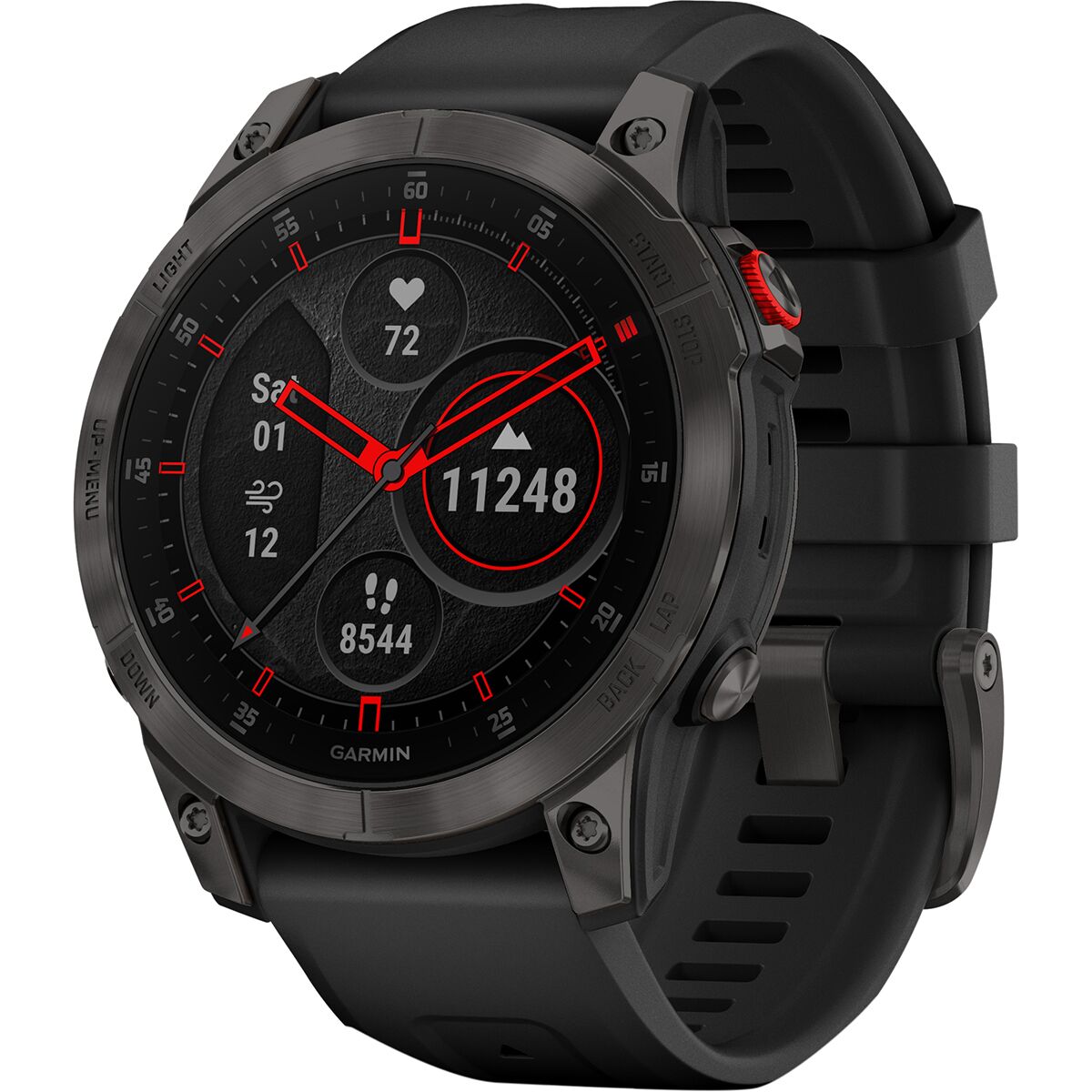 garmin epix gen sapphire edition gar084 black titanium black band mockup 6