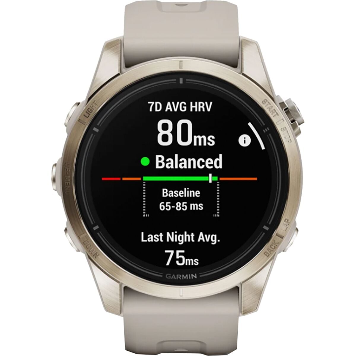 garmin epix pro gen sapphire edition soft gold light sand gar086 mockup