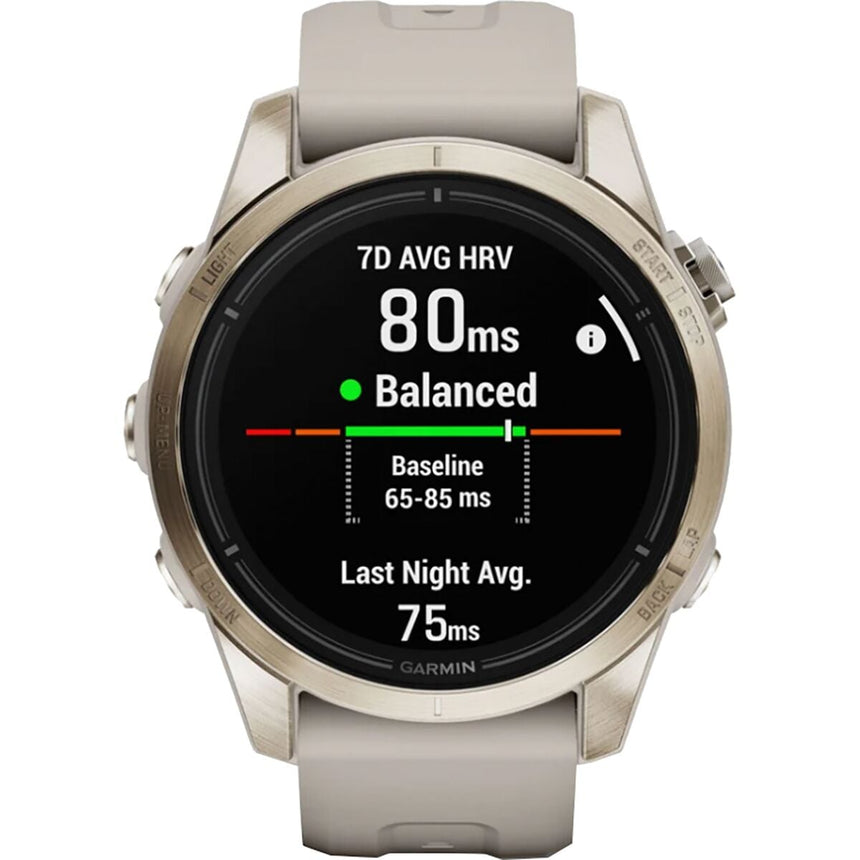 garmin epix pro gen sapphire edition soft gold light sand gar086 mockup