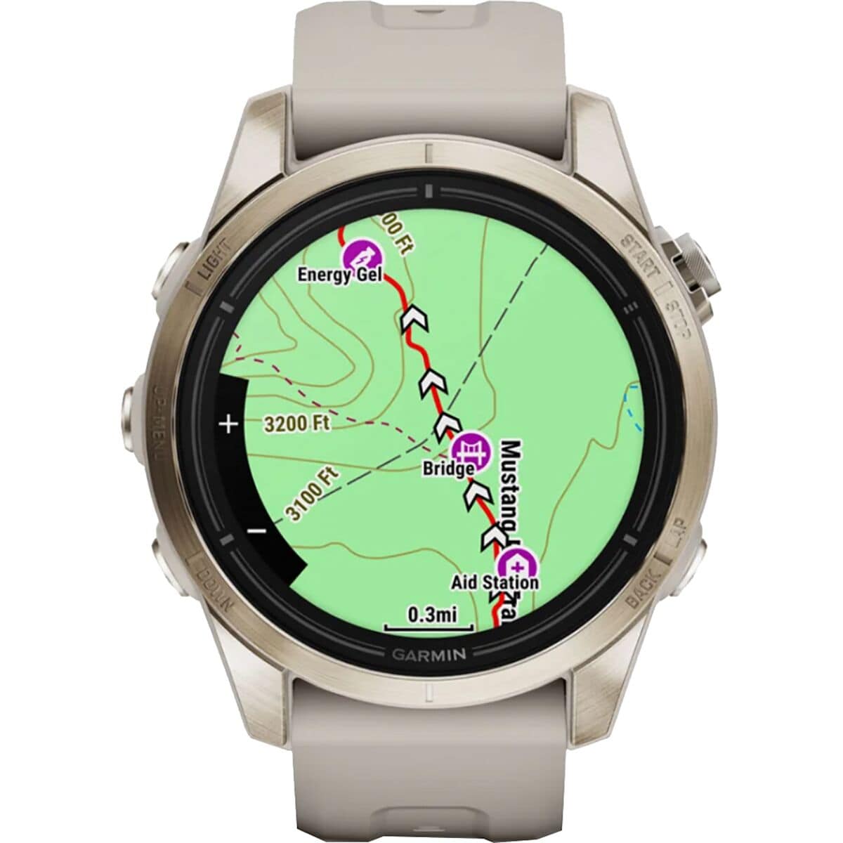 garmin epix pro gen sapphire edition soft gold light sand gar086 mockup