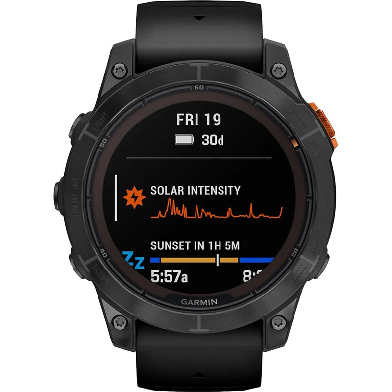 garmin fenix 7 pro solar edition gar127 slate gray black band mockup