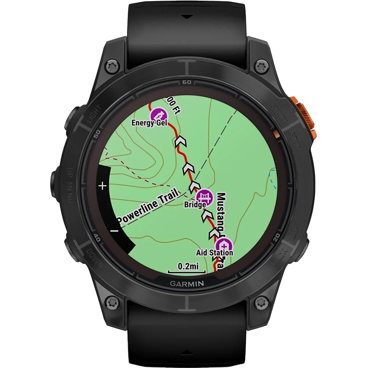 garmin fenix 7 pro solar edition gar127 slate gray black band mockup 4