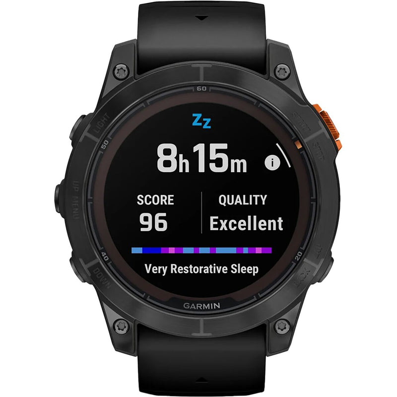 garmin fenix 7 pro solar edition gar127 slate gray black band mockup 8