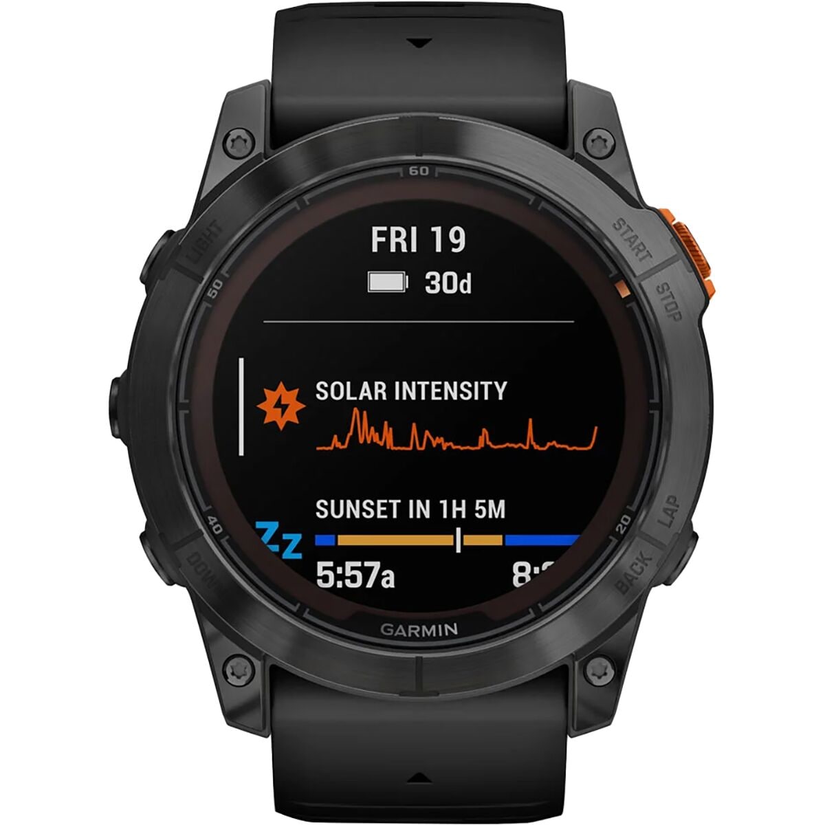 garmin fenix 7x pro solar edition gar130 slate gray black band mockup0