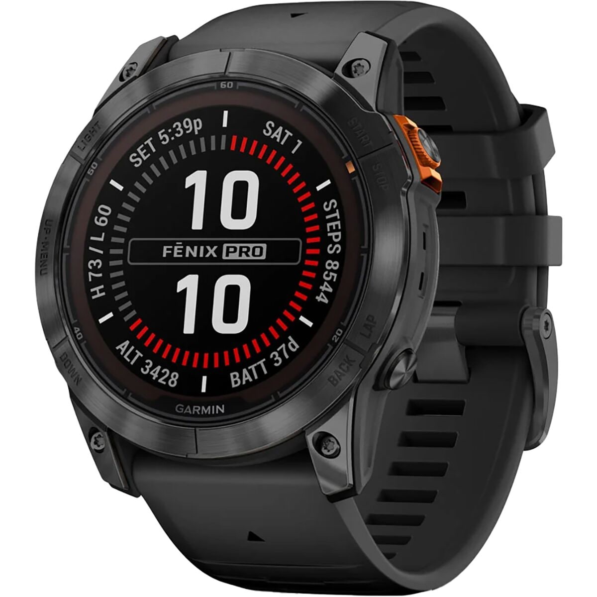 garmin fenix 7x pro solar edition gar130 slate gray black band mockup1