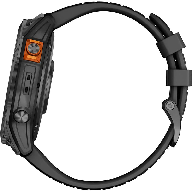 garmin fenix 7x pro solar edition gar130 slate gray black band mockup