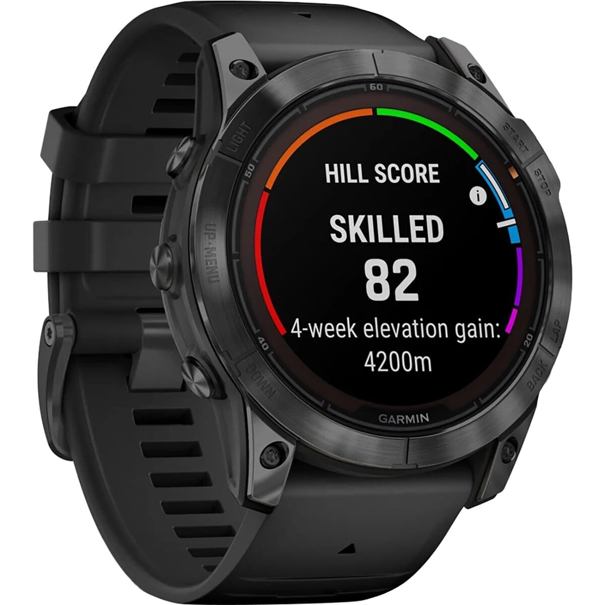 garmin fenix 7x pro solar edition gar130 slate gray black band mockup 5