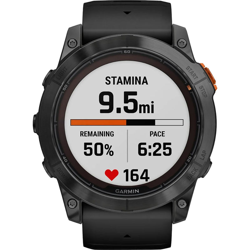 garmin fenix 7x pro solar edition gar130 slate gray black band mockup 7